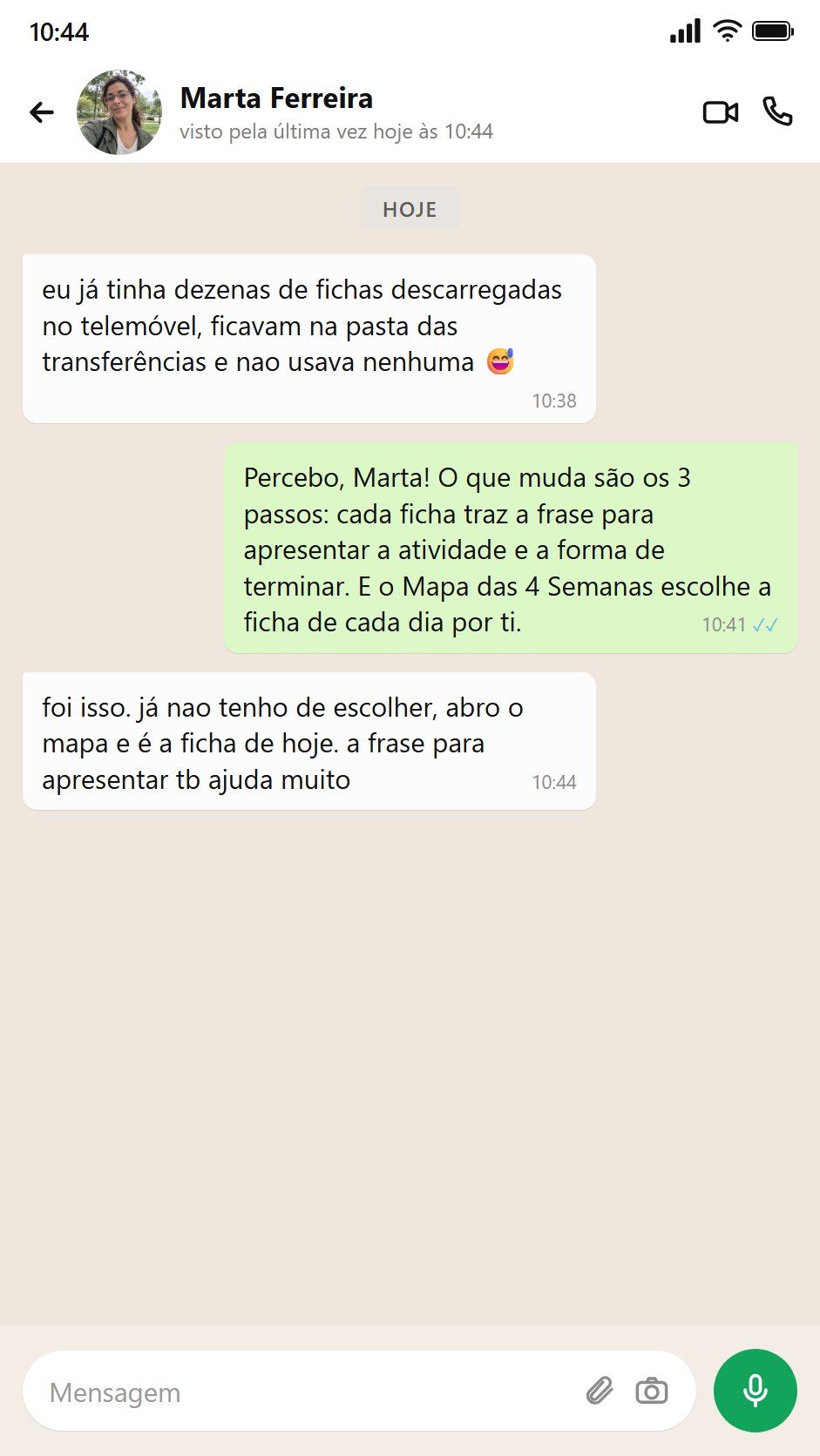 Uma mãe que já tinha dezenas de fichas descarregadas explica o que mudou com os 3 passos