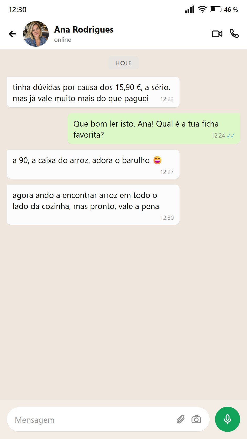 Uma mãe que duvidava do preço conta que vale mais do que pagou