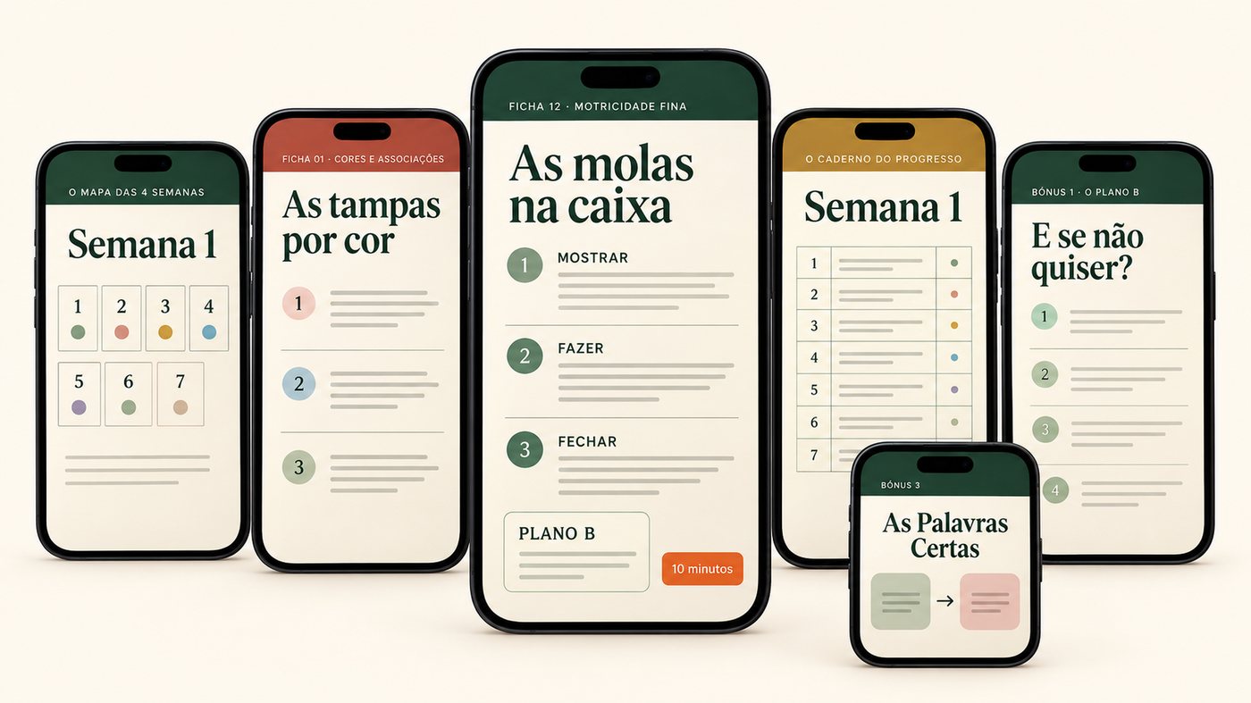 O pacote completo no telemóvel: as fichas, o Mapa, o Caderno e os bónus